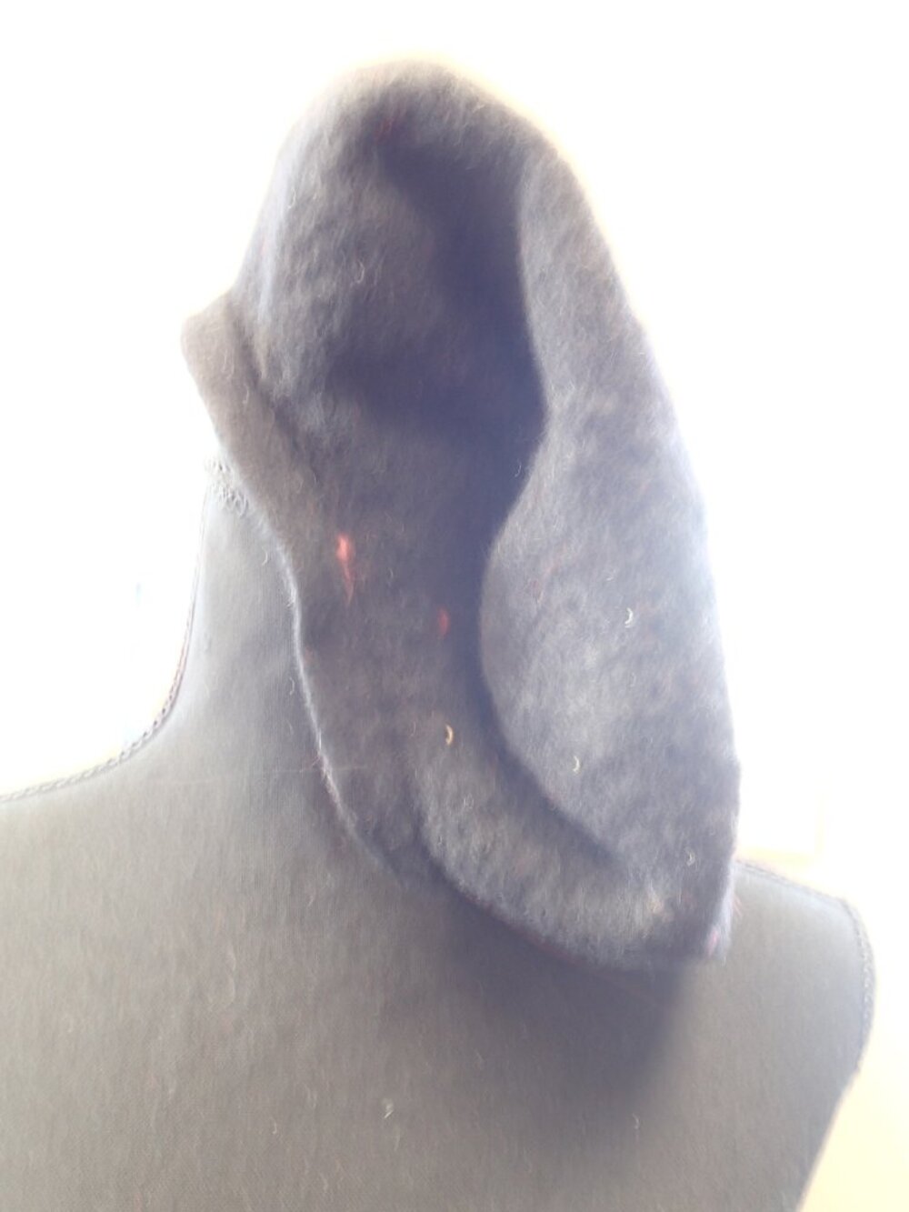 Sears Fashions Black Beret Hat